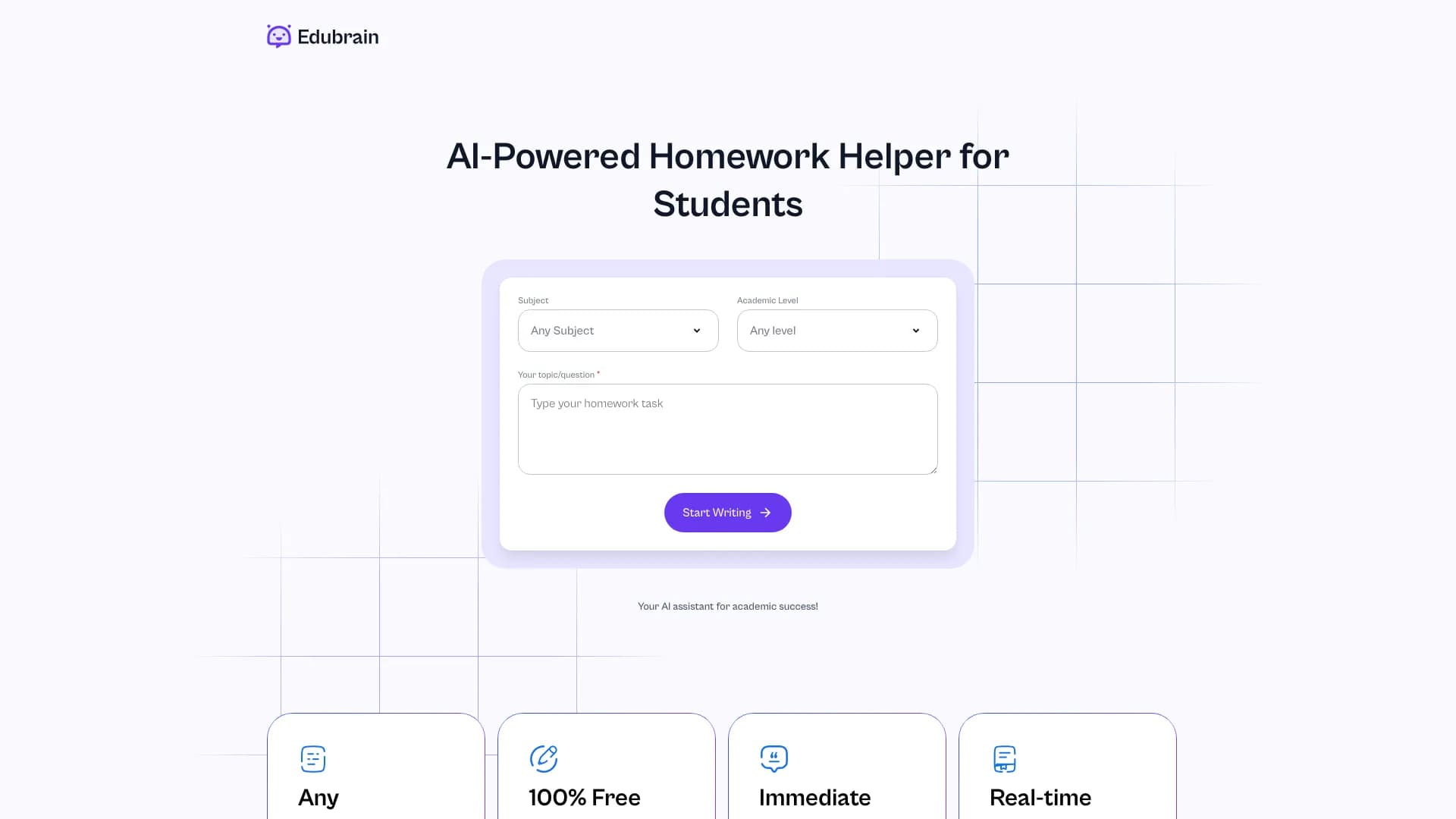 Edubrain AI Homework Helper thumbnail