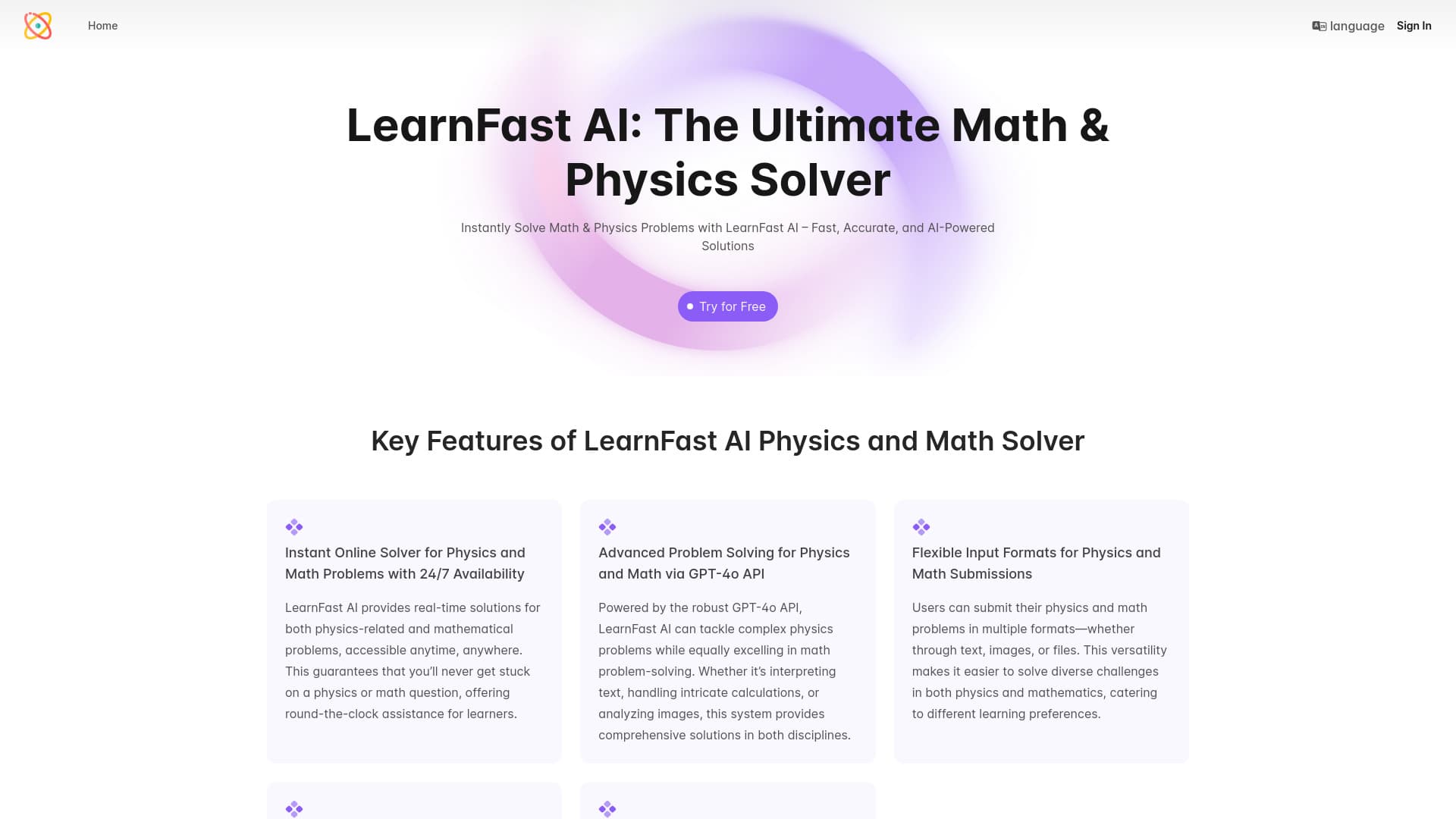 LearnFast AI: Free AI Physics Solver thumbnail