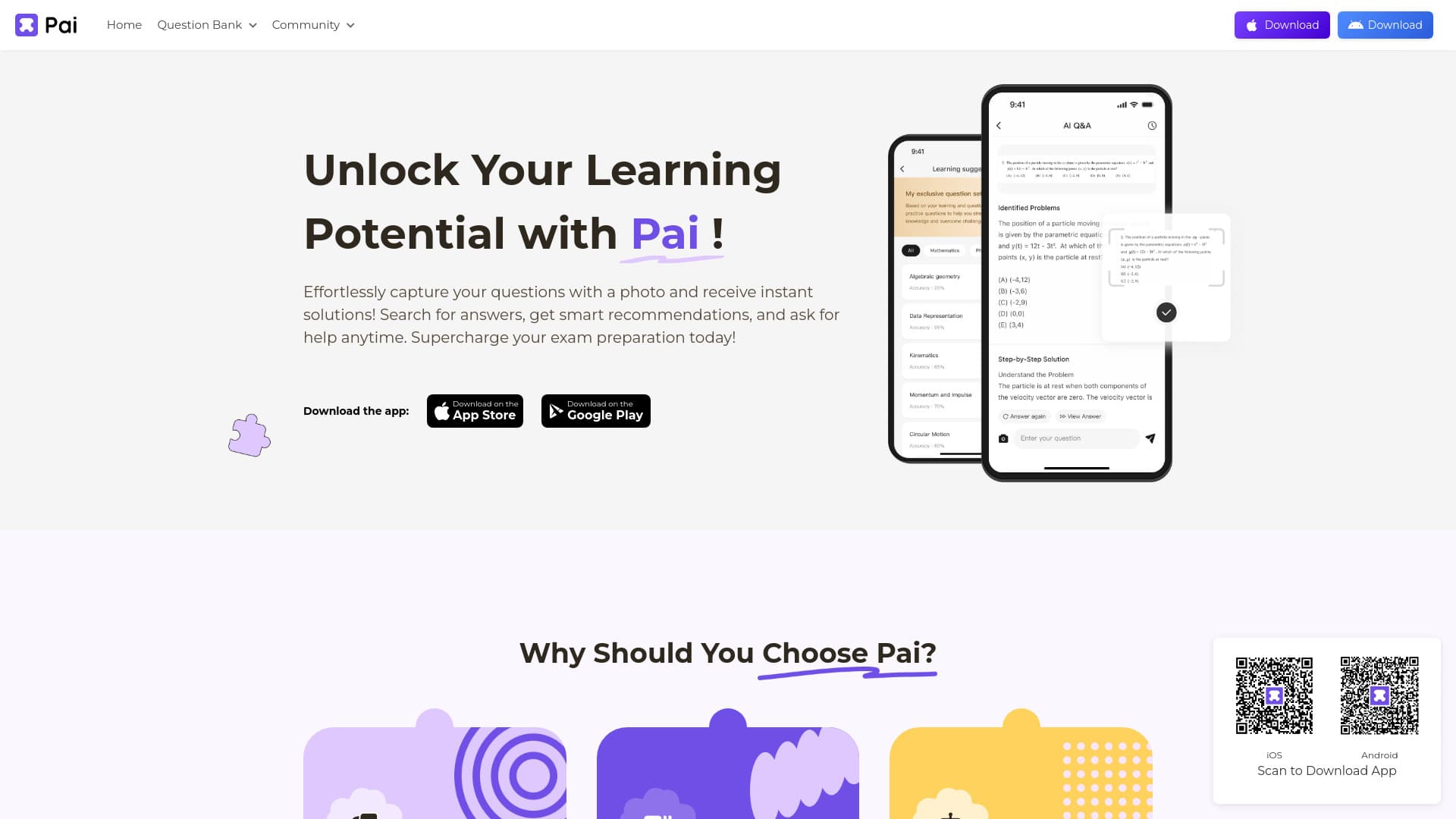 Pai: AI Tutor For A-Level, AP, and More thumbnail