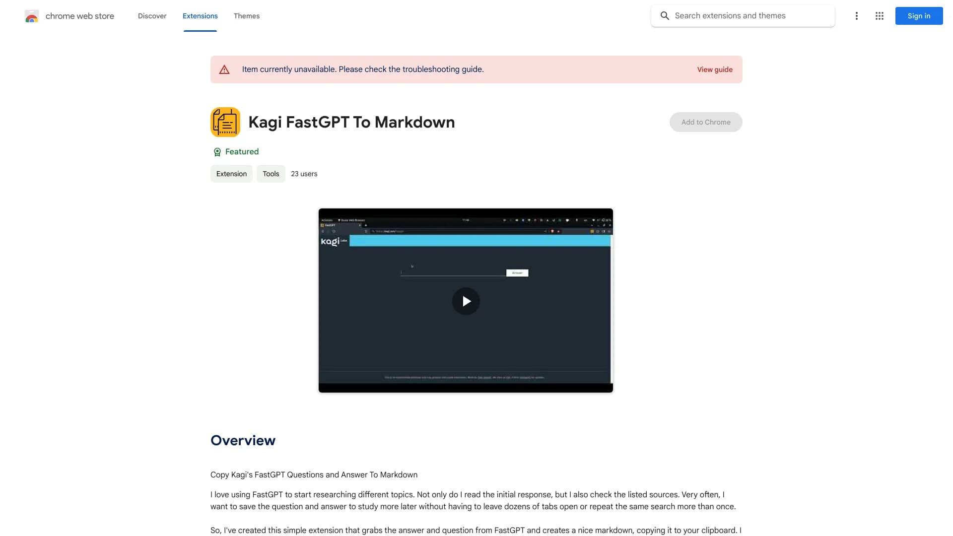 Kagi FastGPT To Markdown thumbnail