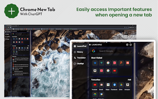 New Tab With ChatGPT for Chrome™ thumbnail