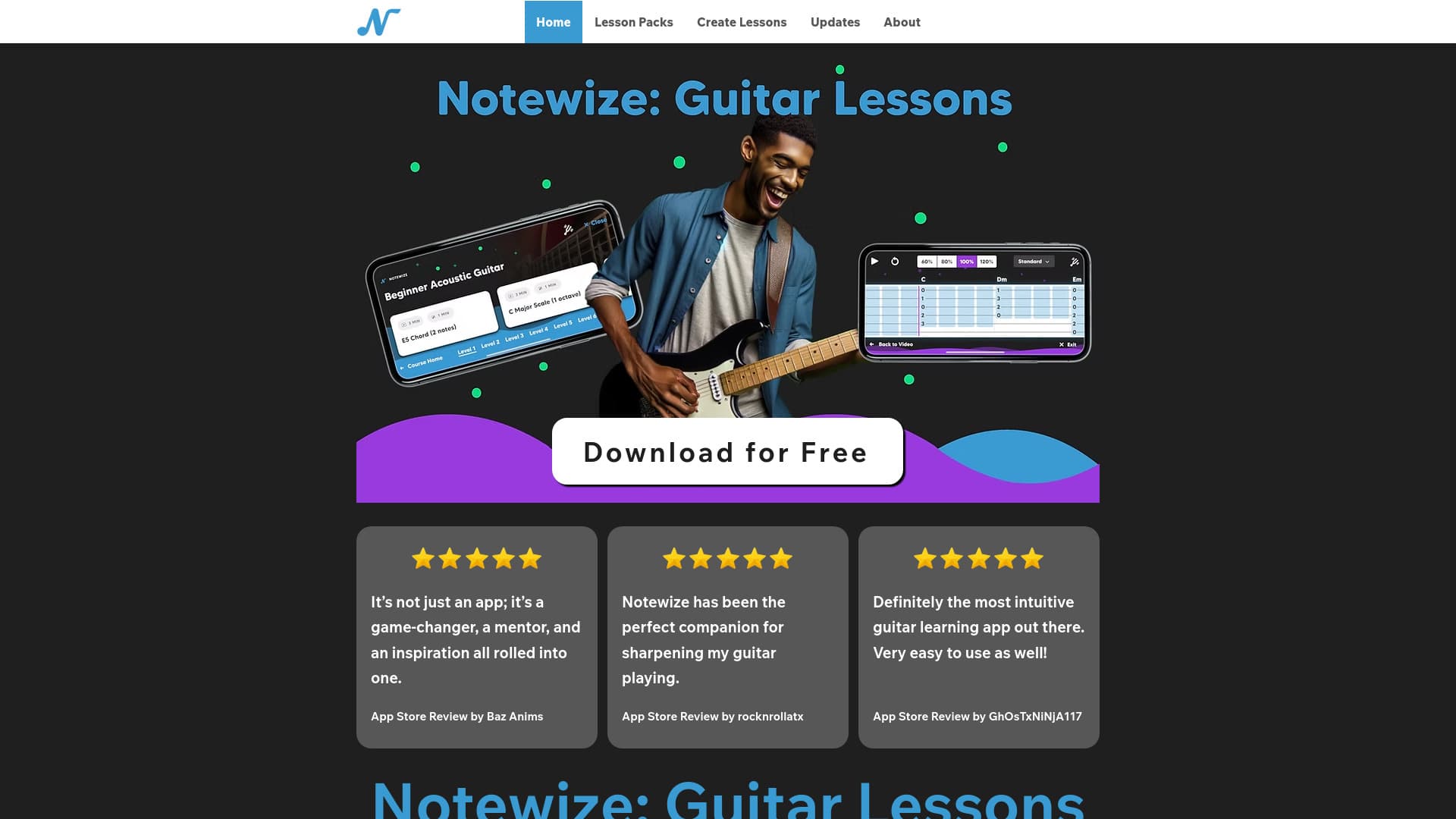 Notewize: Guitar Lessons thumbnail