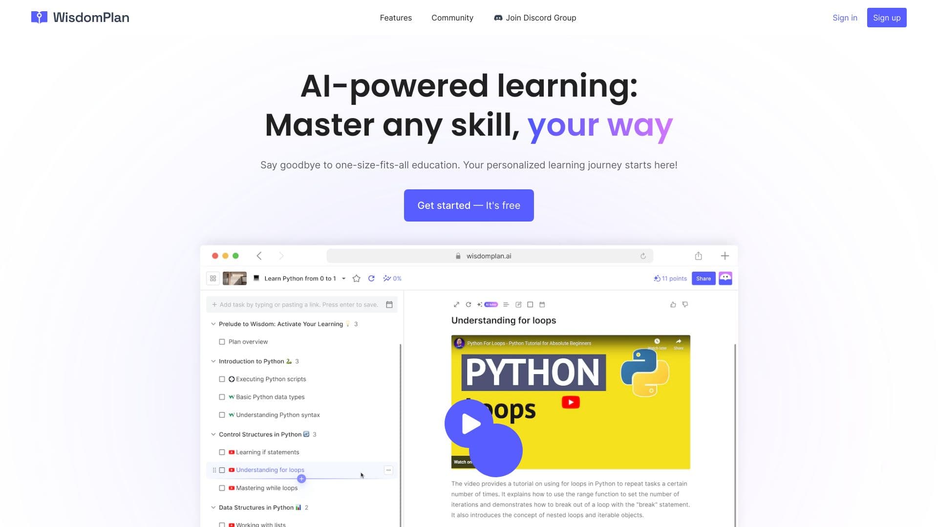 WisdomPlan thumbnail