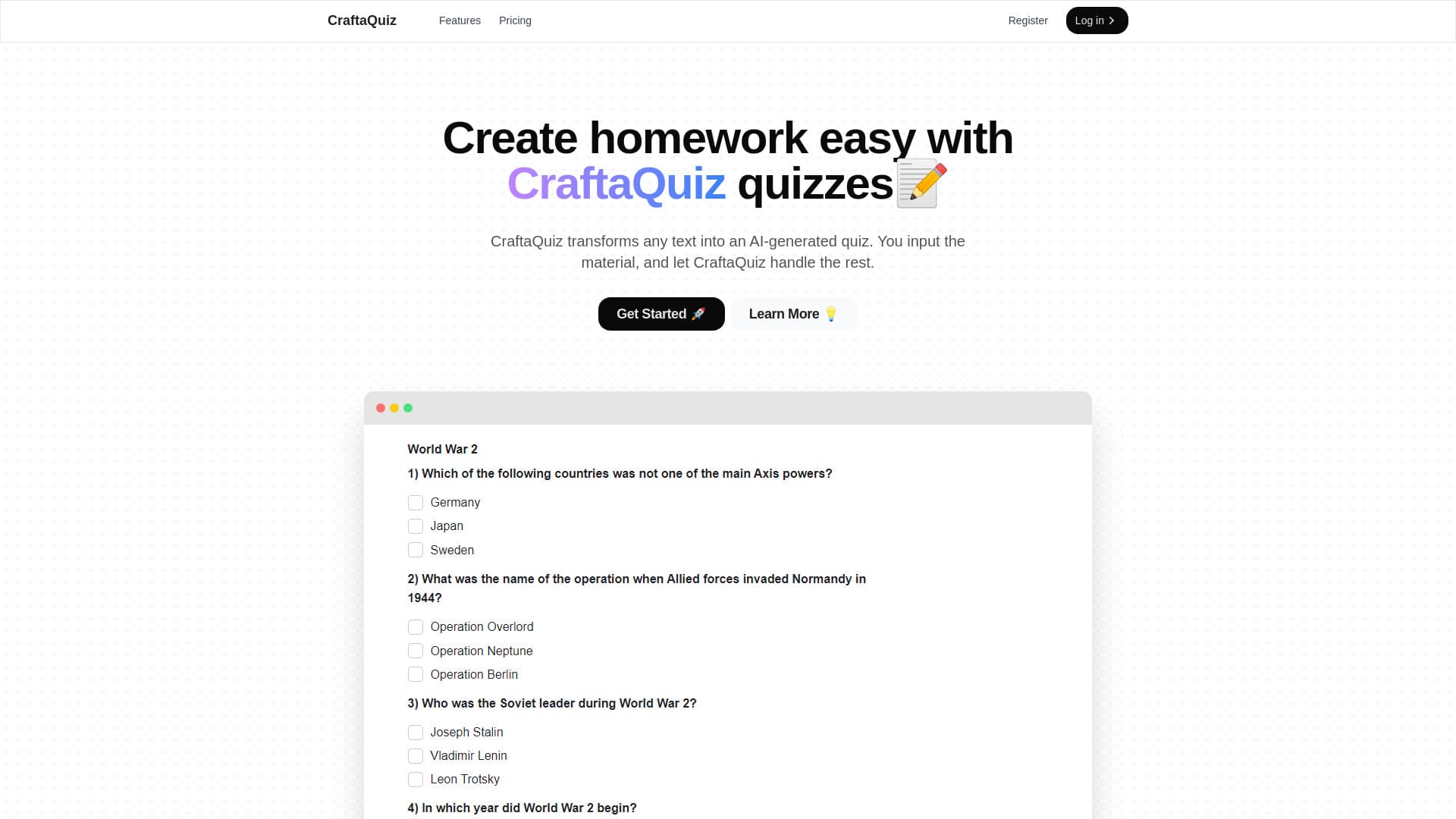 CraftaQuiz thumbnail