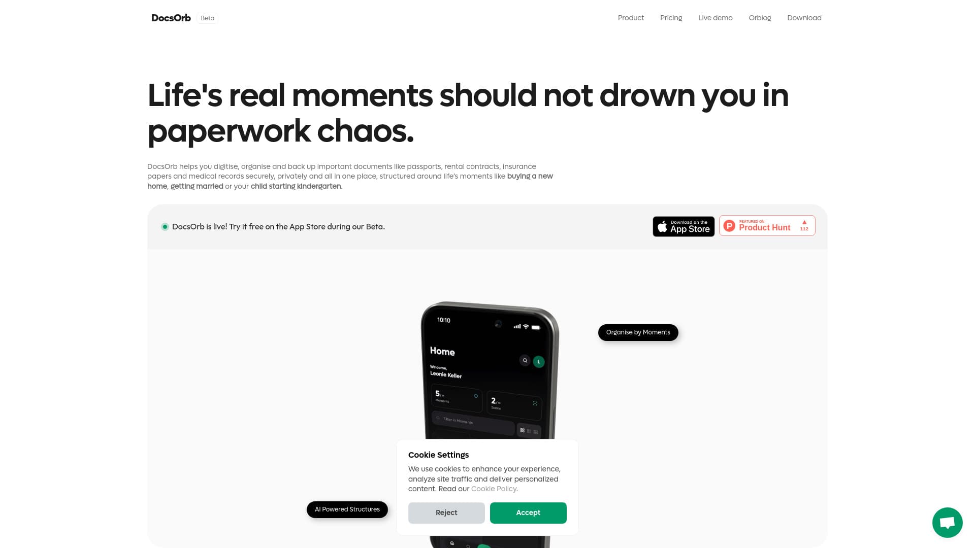 DocsOrb: Organise personal documents thumbnail