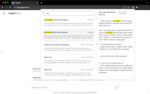 1Proompt: ChatGPT Conversations Search thumbnail