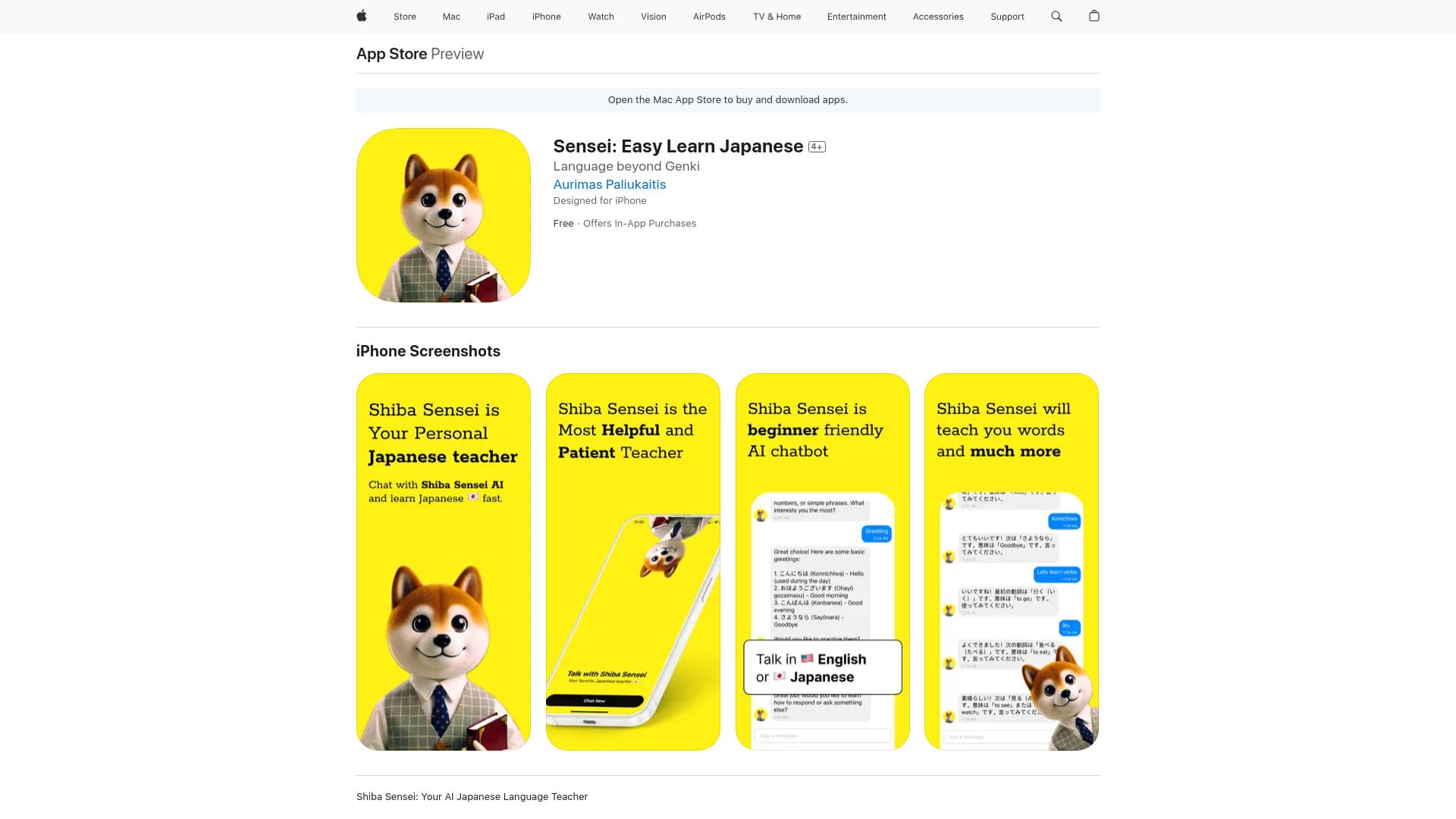 Shiba Sensei: Learn Japanese with AI thumbnail