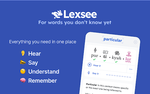 Lexsee - Dyslexia Reading Companion thumbnail