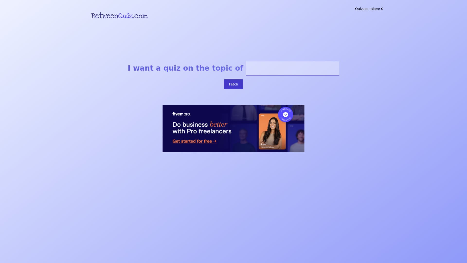 BetweenQuiz thumbnail