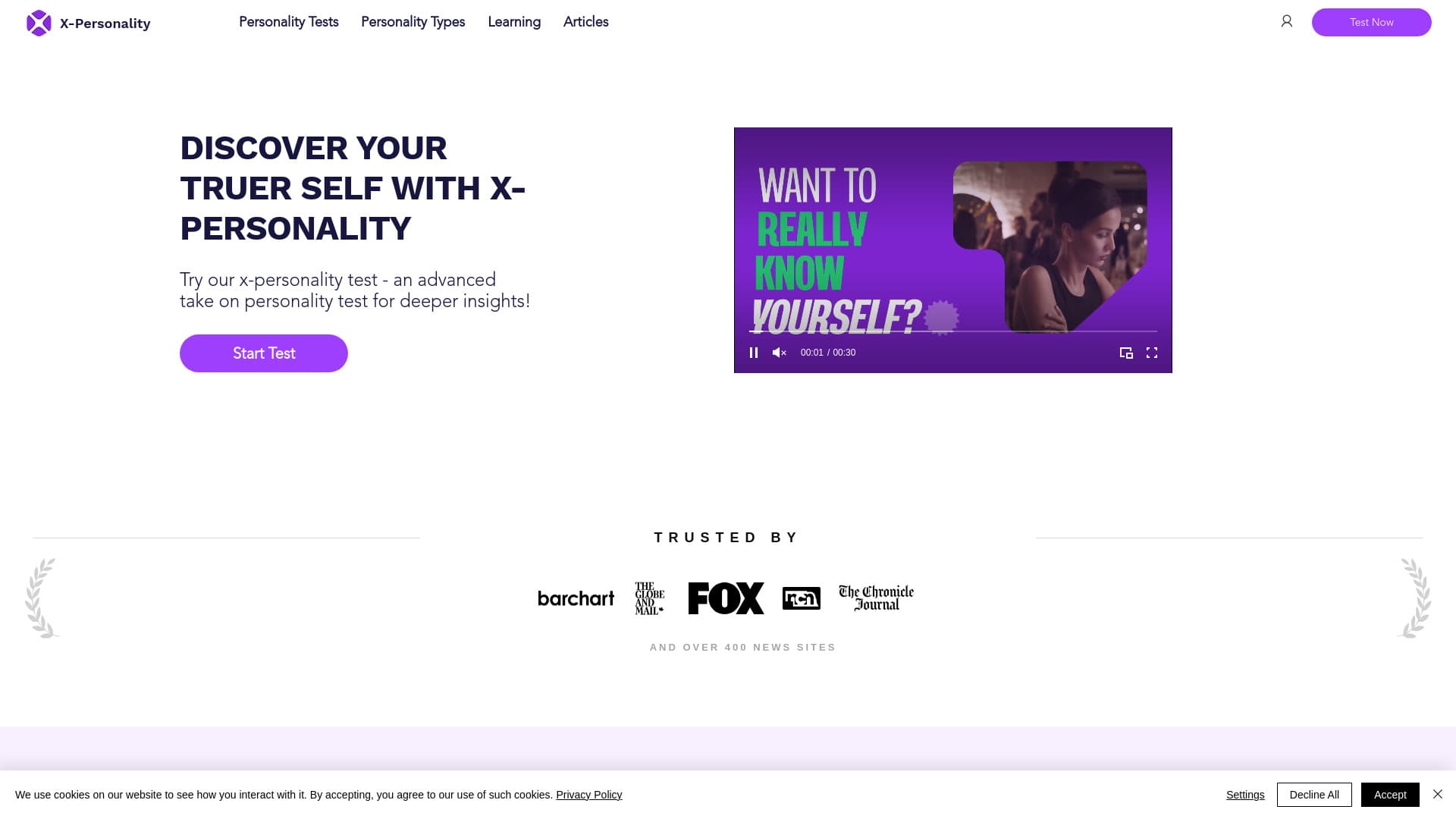 X Personality MBTI Test thumbnail