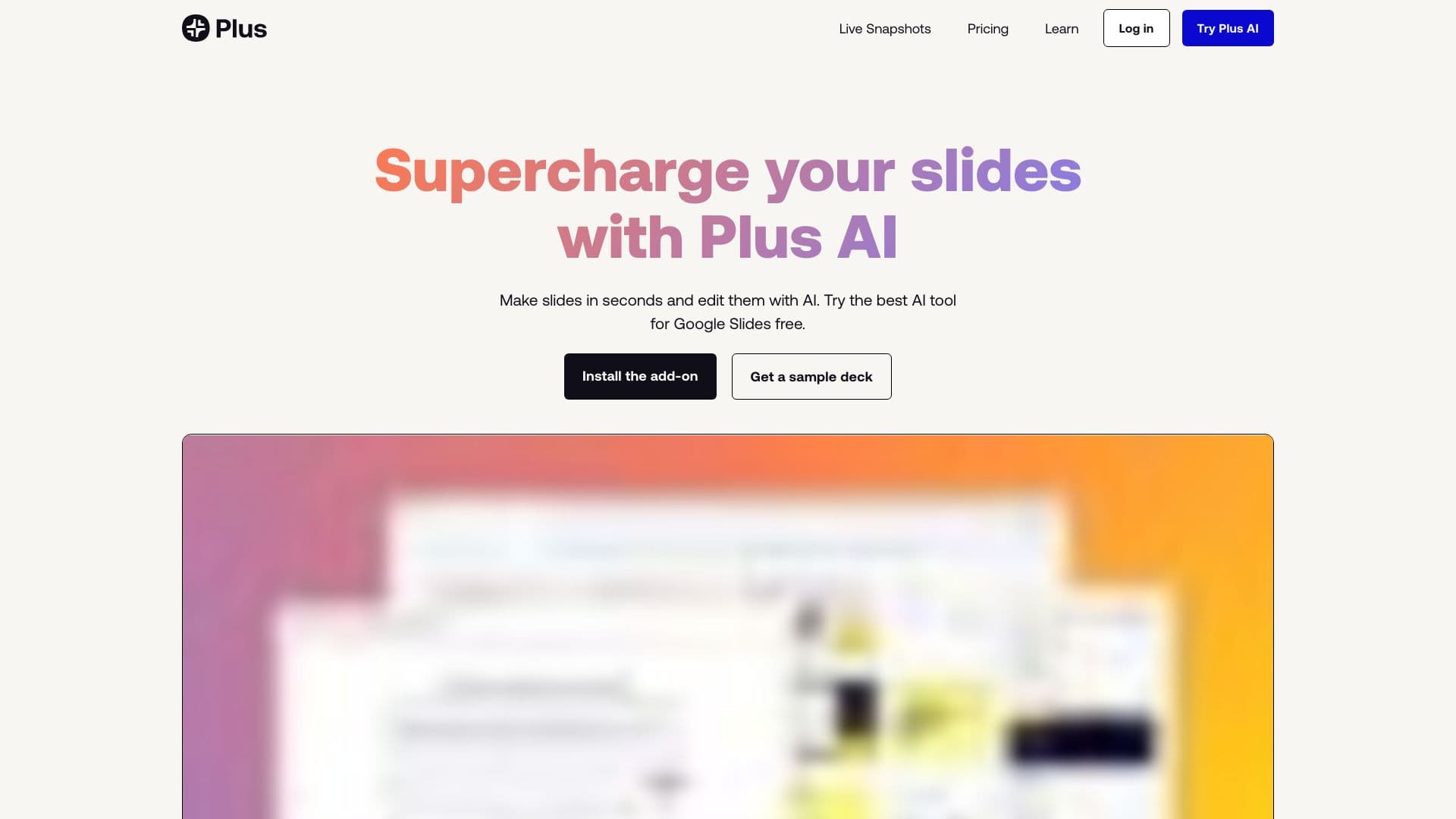 Free Market Research Report from Plus AI thumbnail