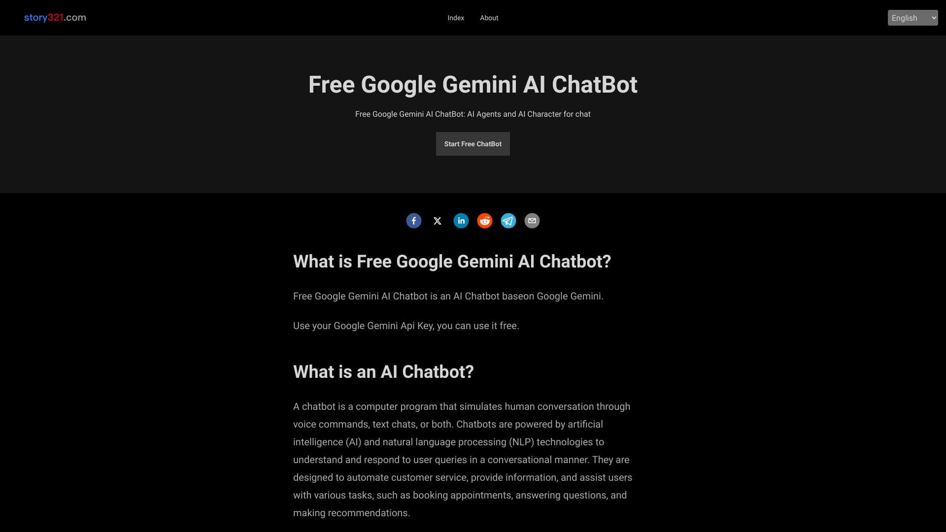 Free Google Gemini AI ChatBot thumbnail