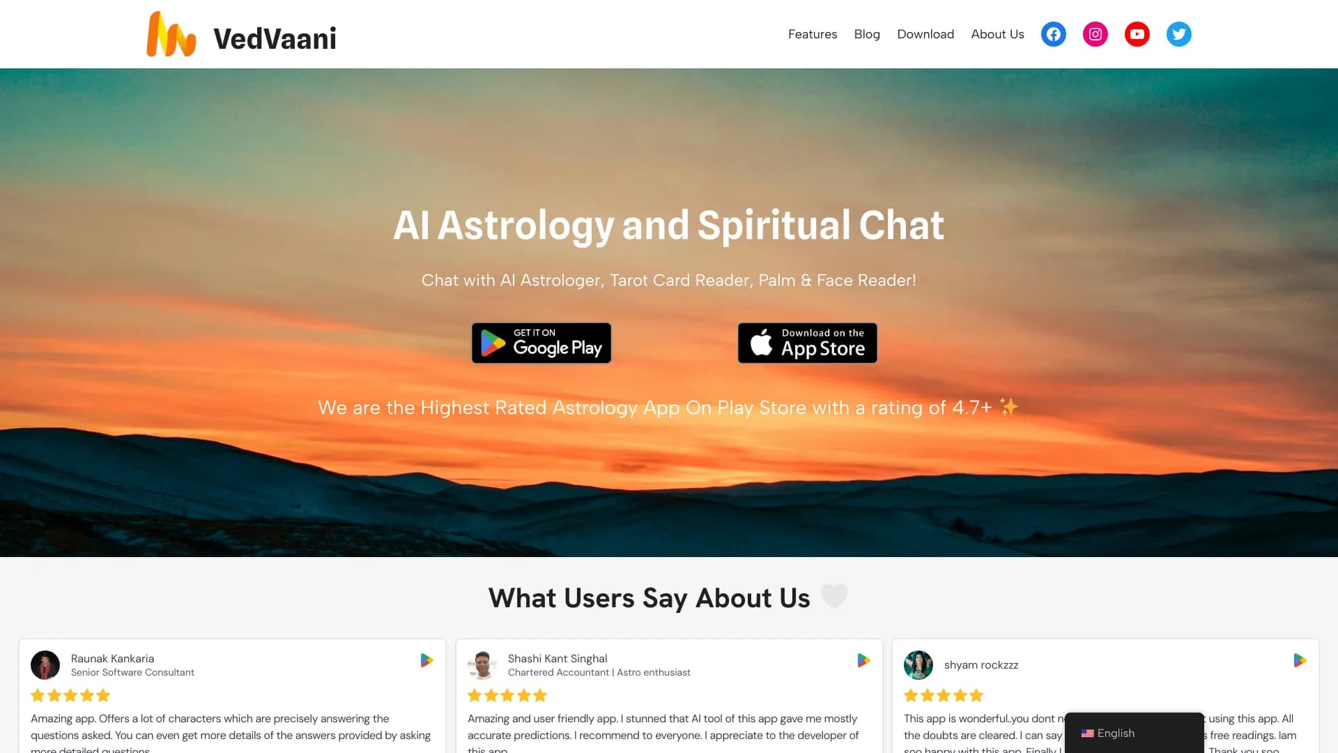 VedVaani - AI Astrology & Spiritual App thumbnail