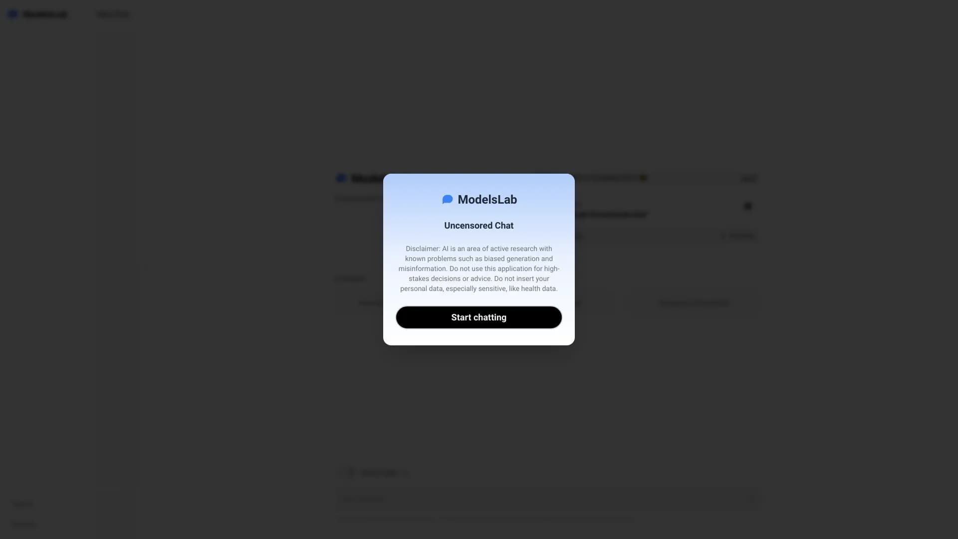 Uncensored Chat by ModelsLab thumbnail