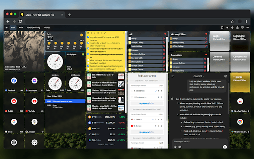 New Tab Widgets - embed iframes and more to create advanced dashboards thumbnail