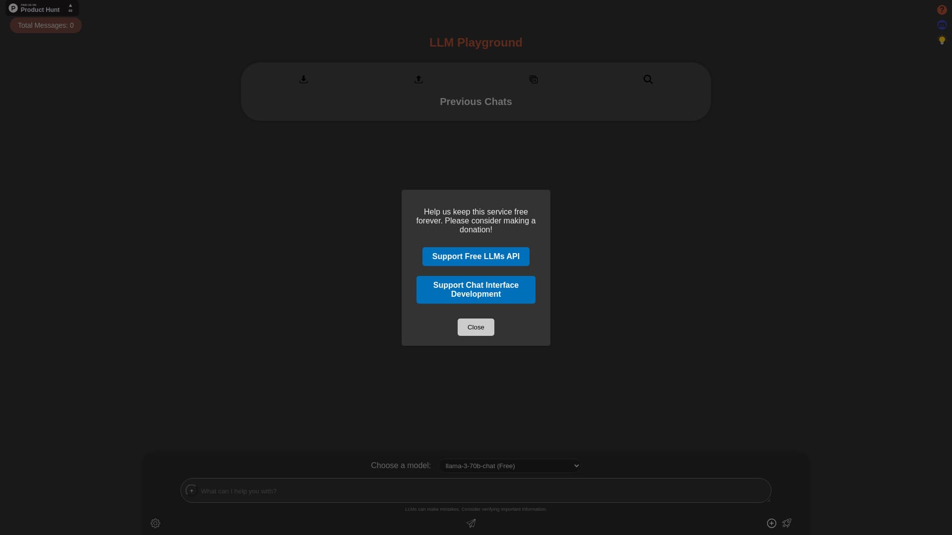 LLM Playground thumbnail