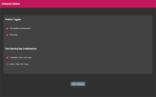 ChatGPT Search Bar & Send With Command Enter thumbnail