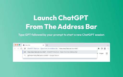 ChatGPT Shortcut - Open from the Address Bar thumbnail