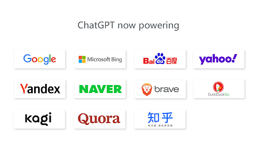 ChatGPT - Google, Bing, Baidu, More thumbnail