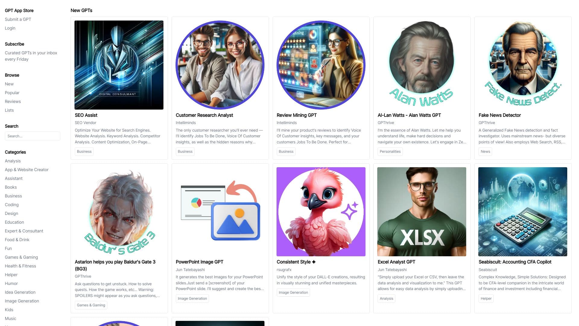 GPT App Store thumbnail