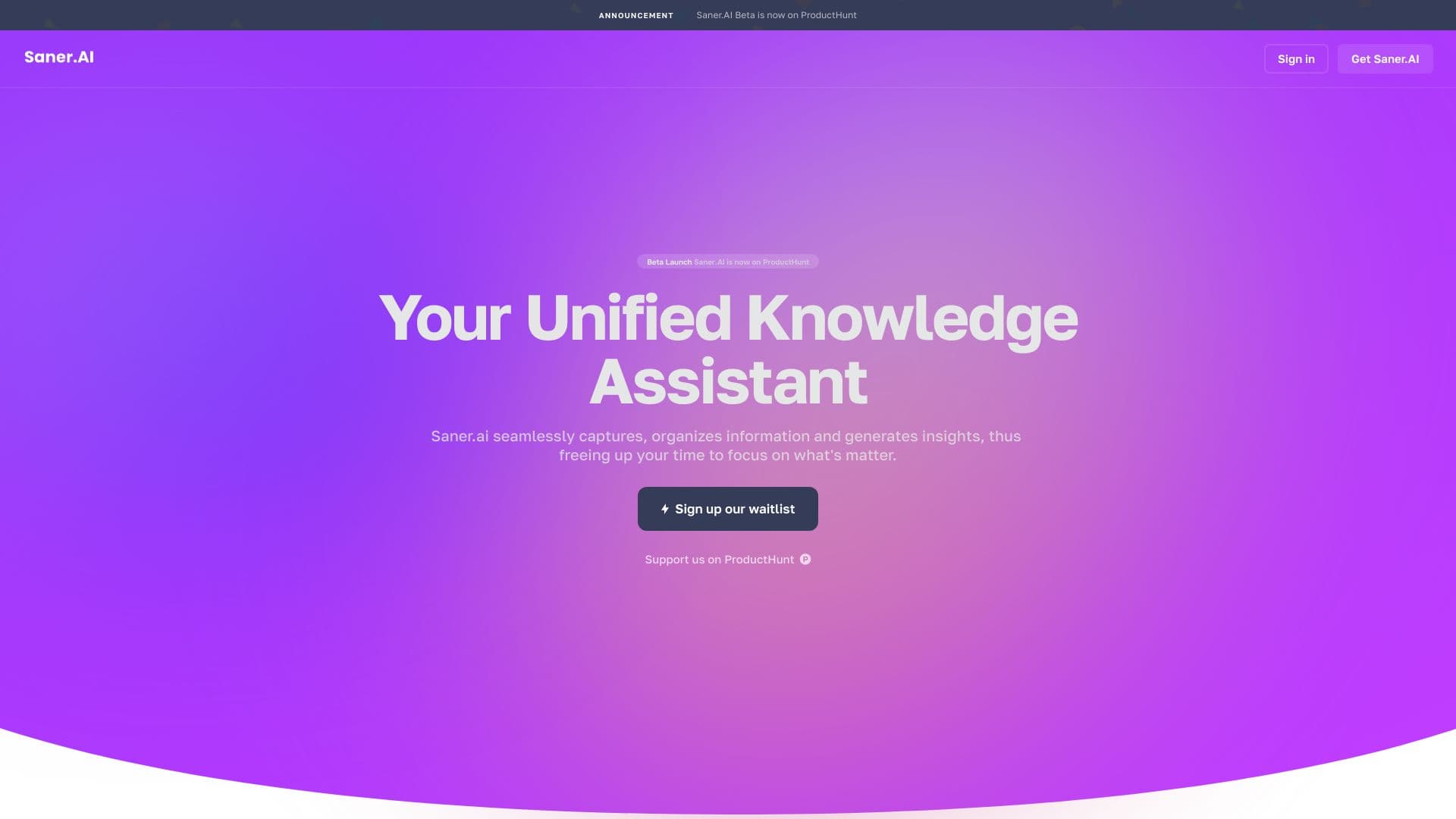 Saner.ai (Beta version) thumbnail