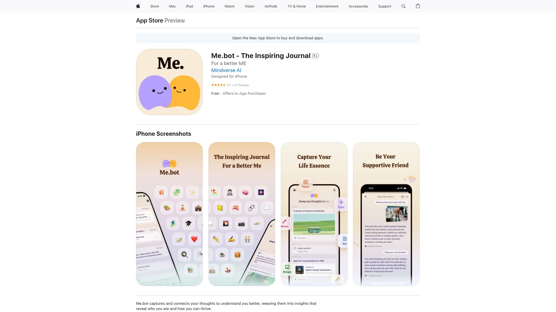Me.bot for iOS thumbnail
