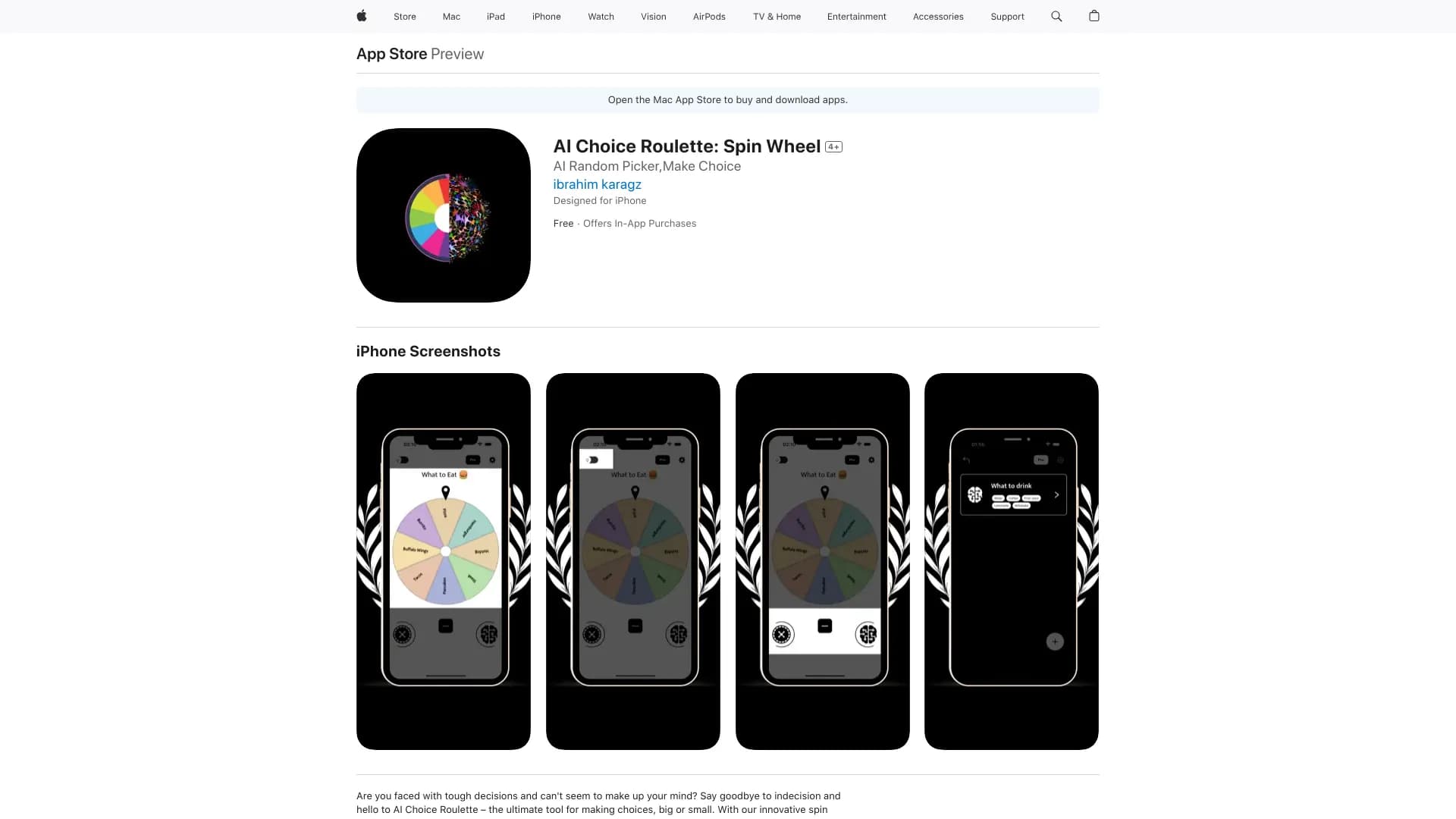 AI Choice Roulette: Spin Wheel thumbnail