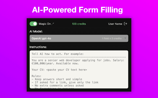 AI Form Fill: AI Auto-Complete 🪄 thumbnail
