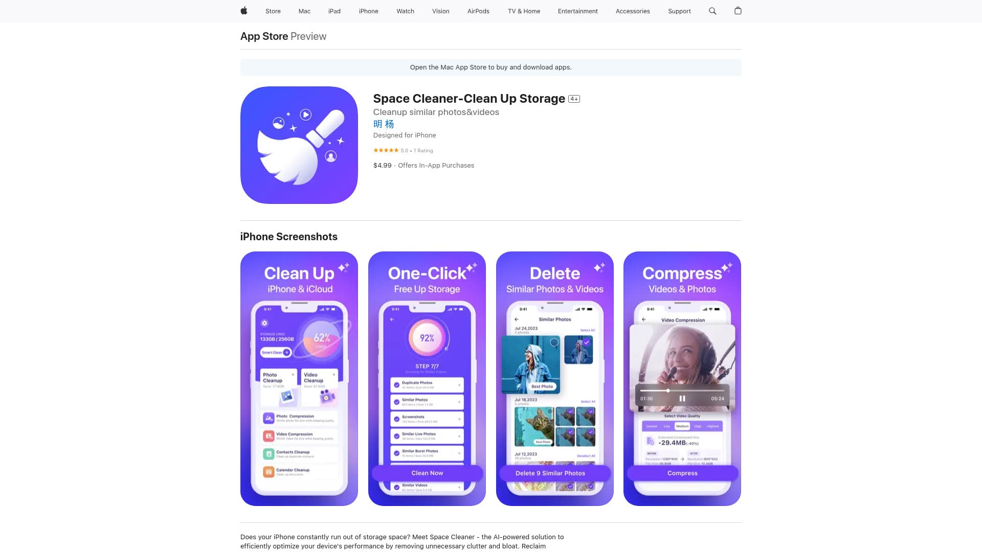 Space Cleaner-Clean Up Storage thumbnail