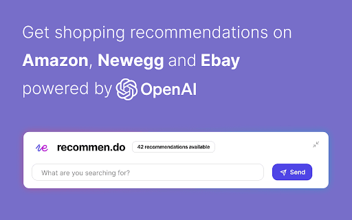 AI recommendations for shopping - recommen.do thumbnail