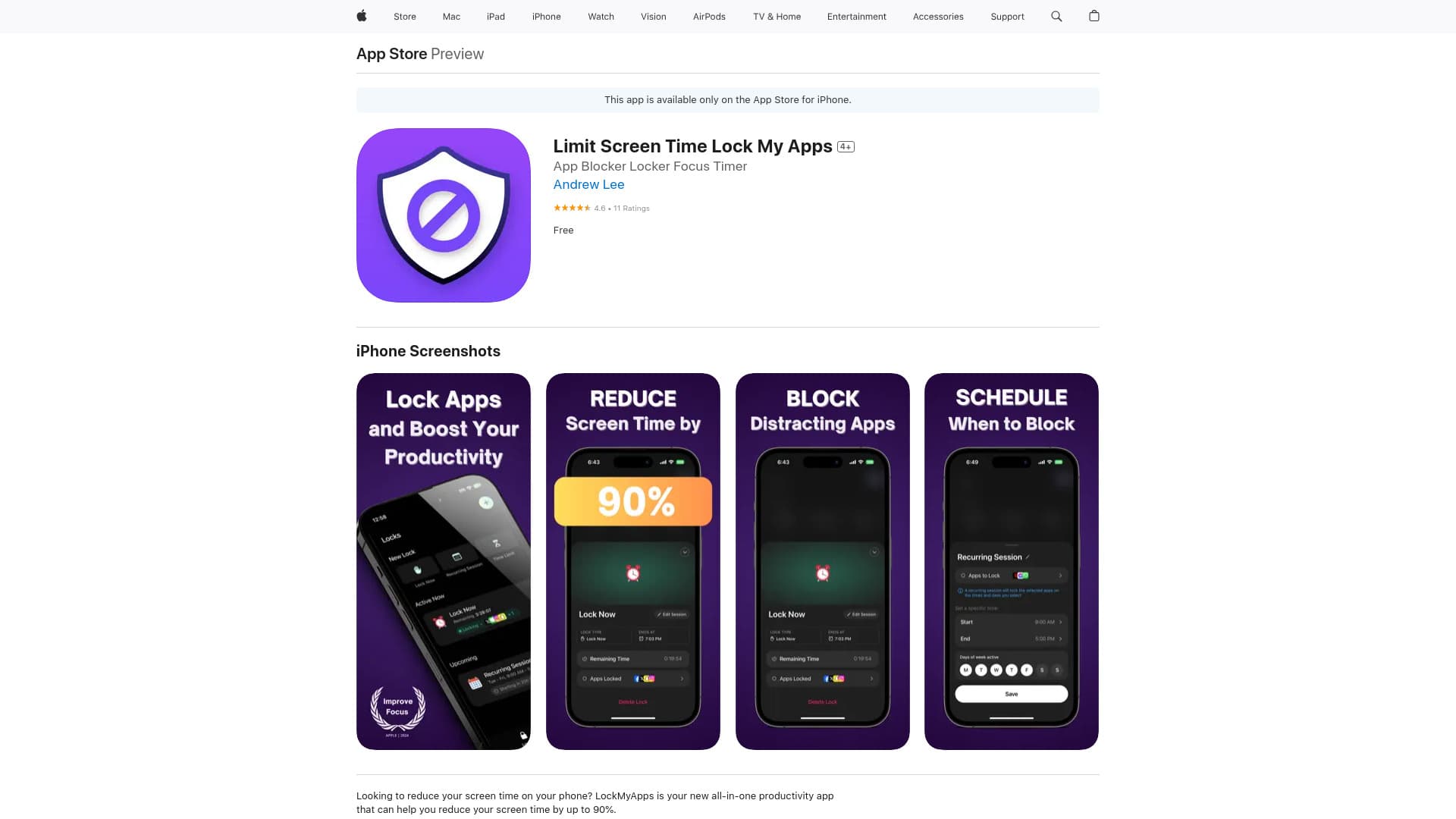 Block Apps & Focus Timer: Lock My Apps thumbnail