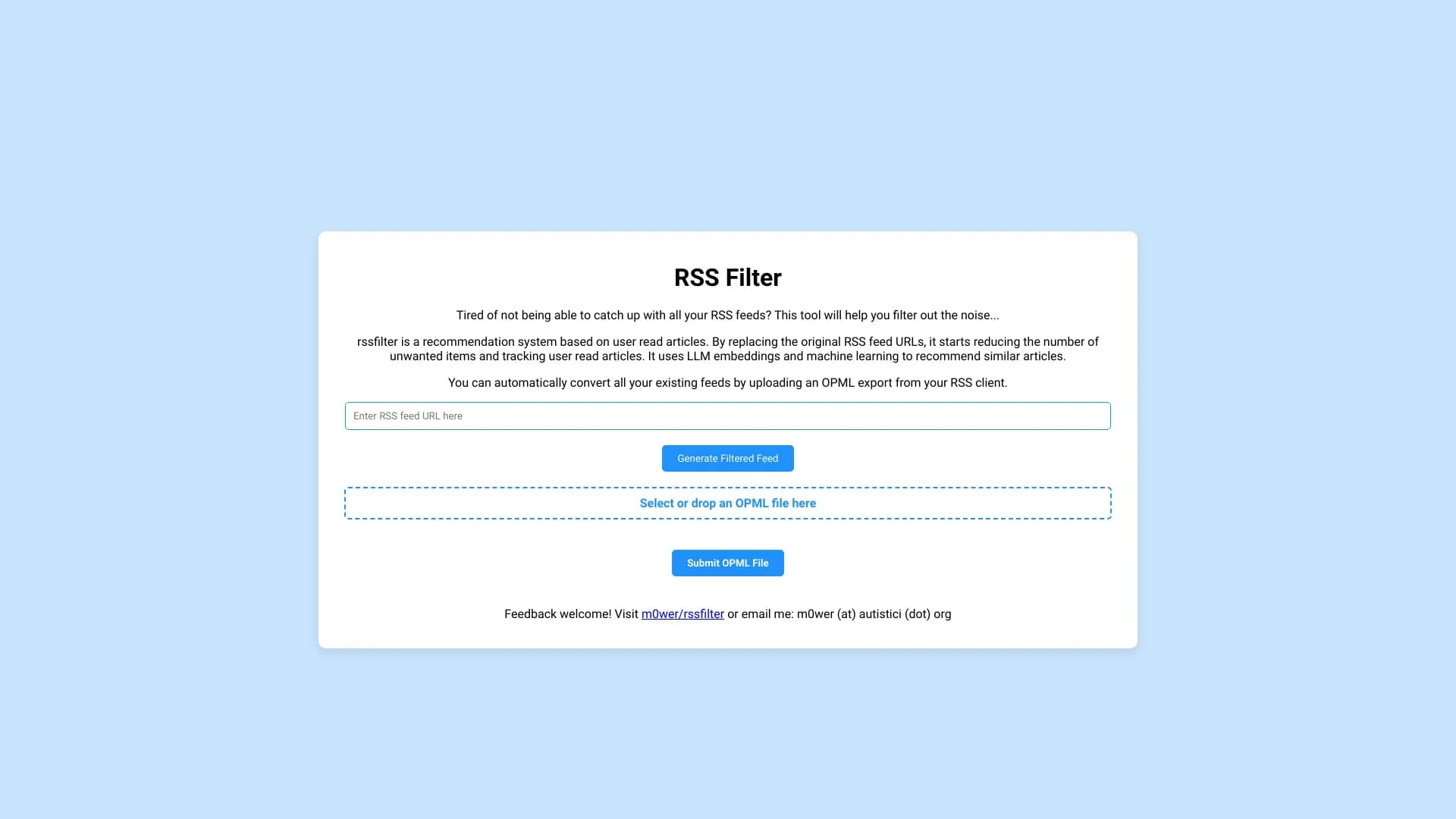 RSS filter thumbnail