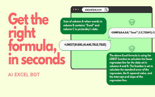 AI Excel Bot : ChatGPT Excel Assistant thumbnail