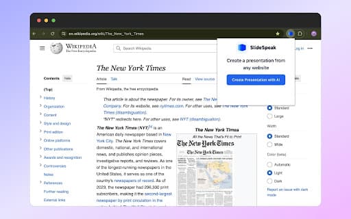 SlideSpeak AI Presentations thumbnail