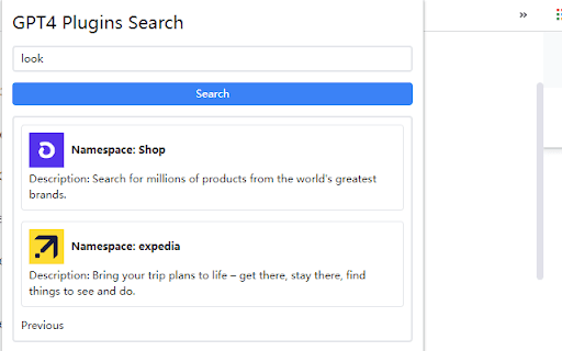 GPT4 Plugins Search thumbnail
