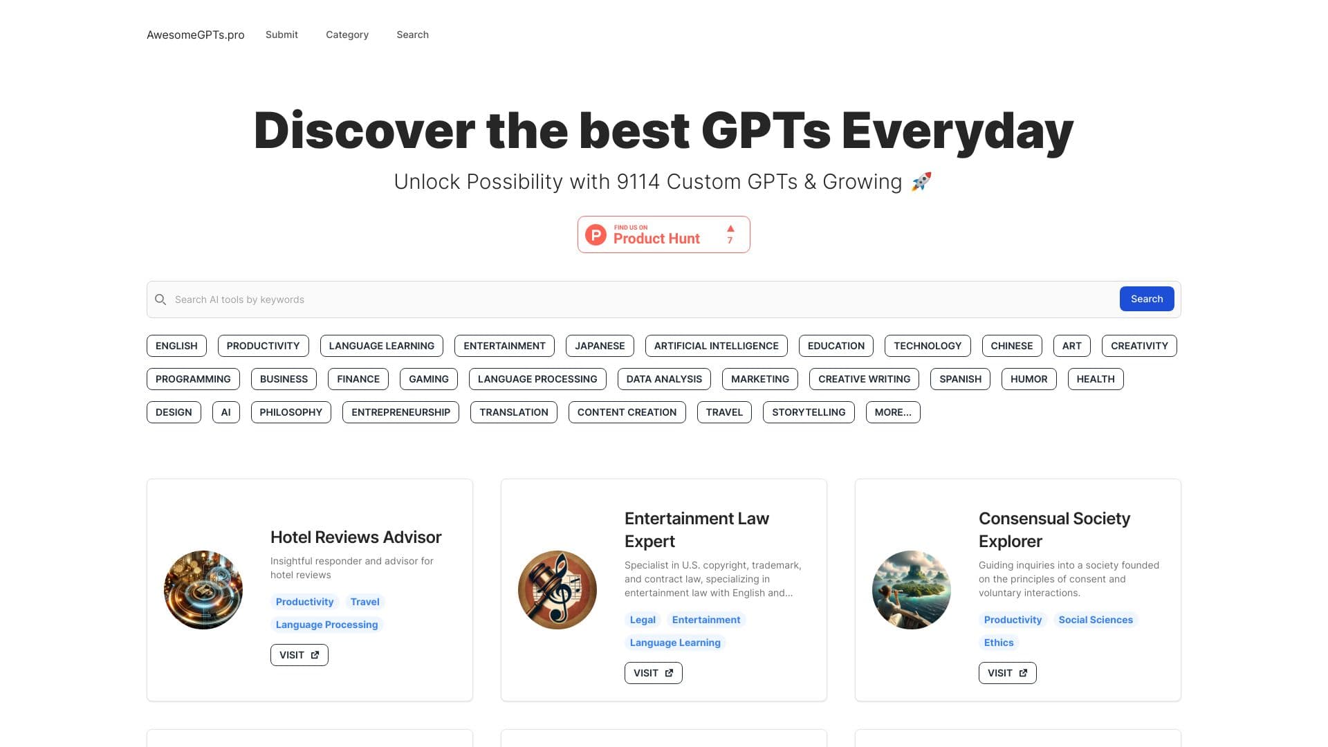 AwesomeGPTs thumbnail