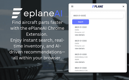 Eplane - Find Your Aircraft Parts Even Faster thumbnail
