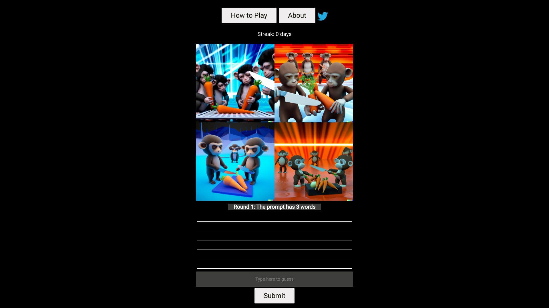 AIDLE (Wordle + DALL-E) thumbnail