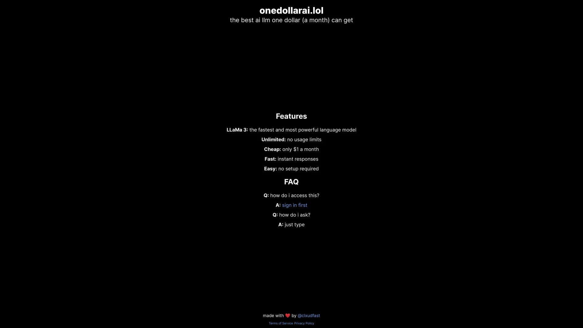 onedollarai.lol thumbnail