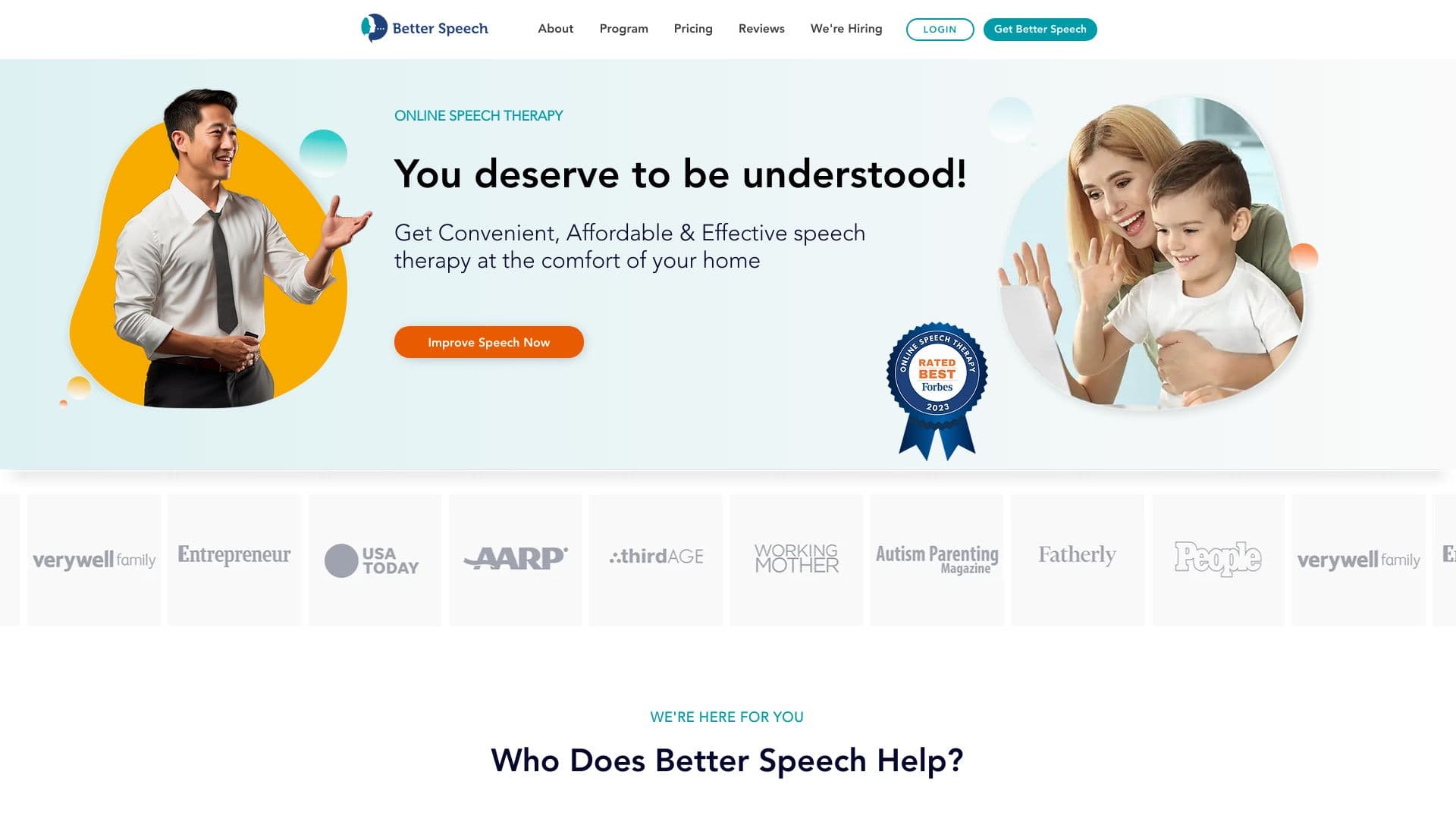 Better Speech Online Speech Therapy thumbnail