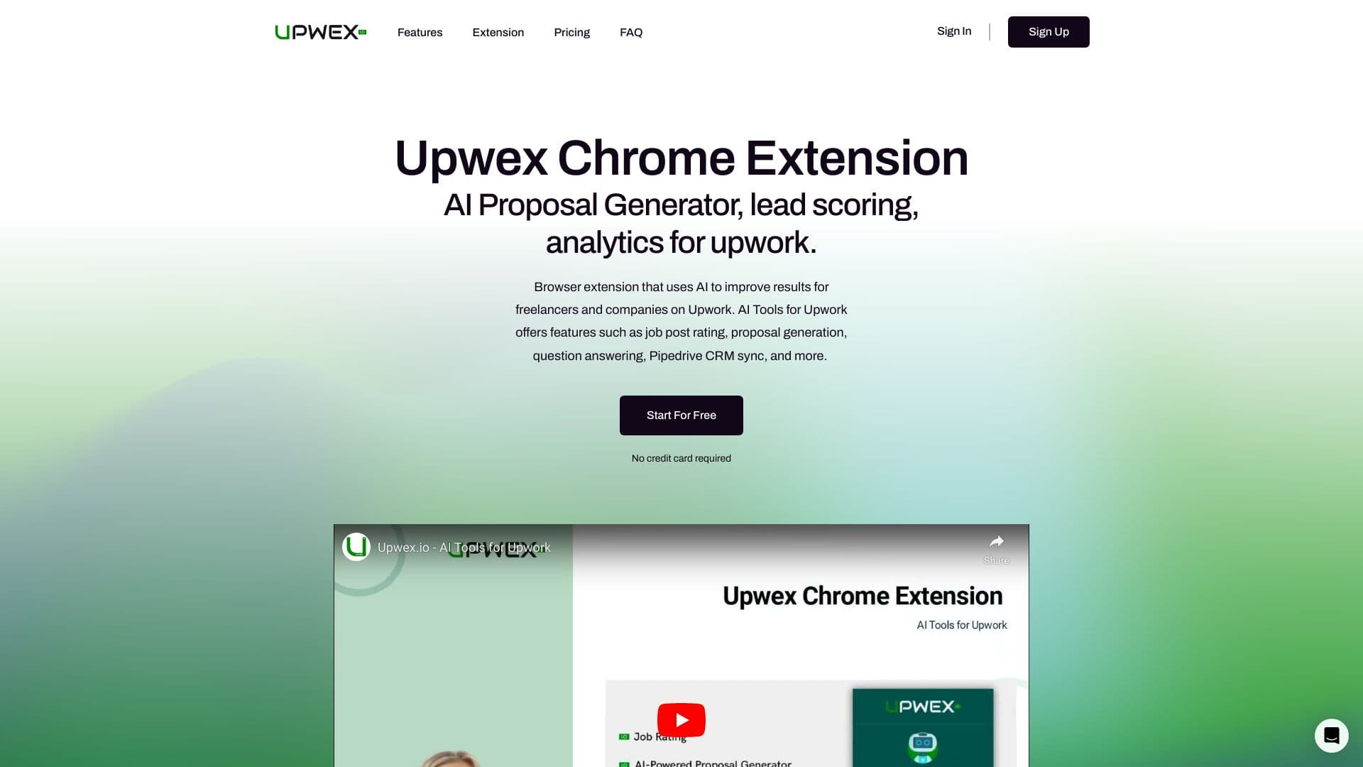 Upwex - AI Tools for Upwork thumbnail