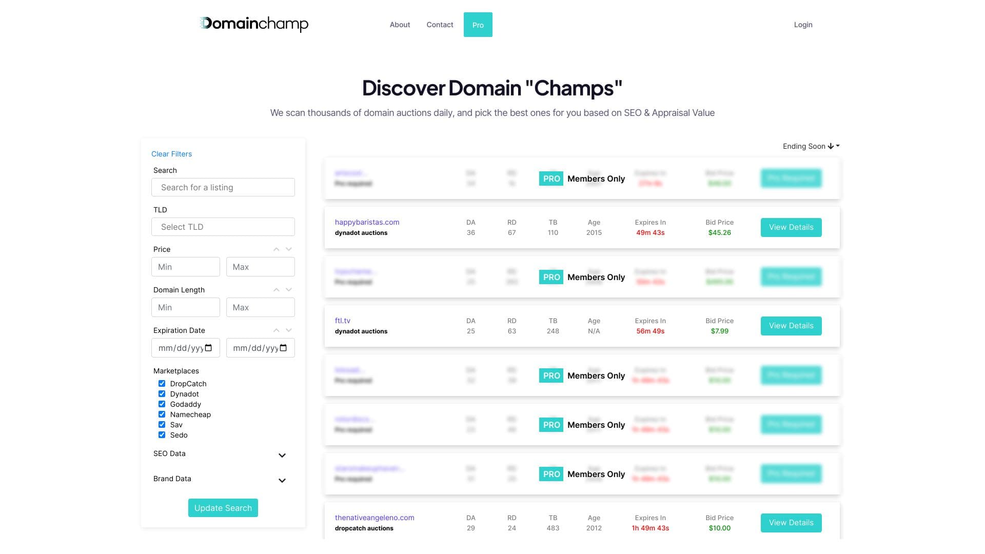 Domainchamp.com thumbnail