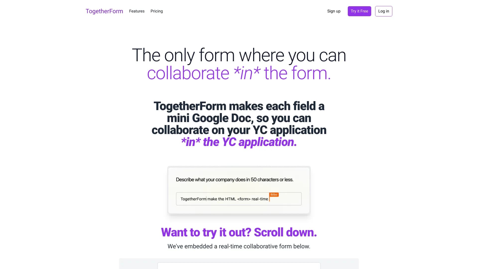 TogetherForm thumbnail