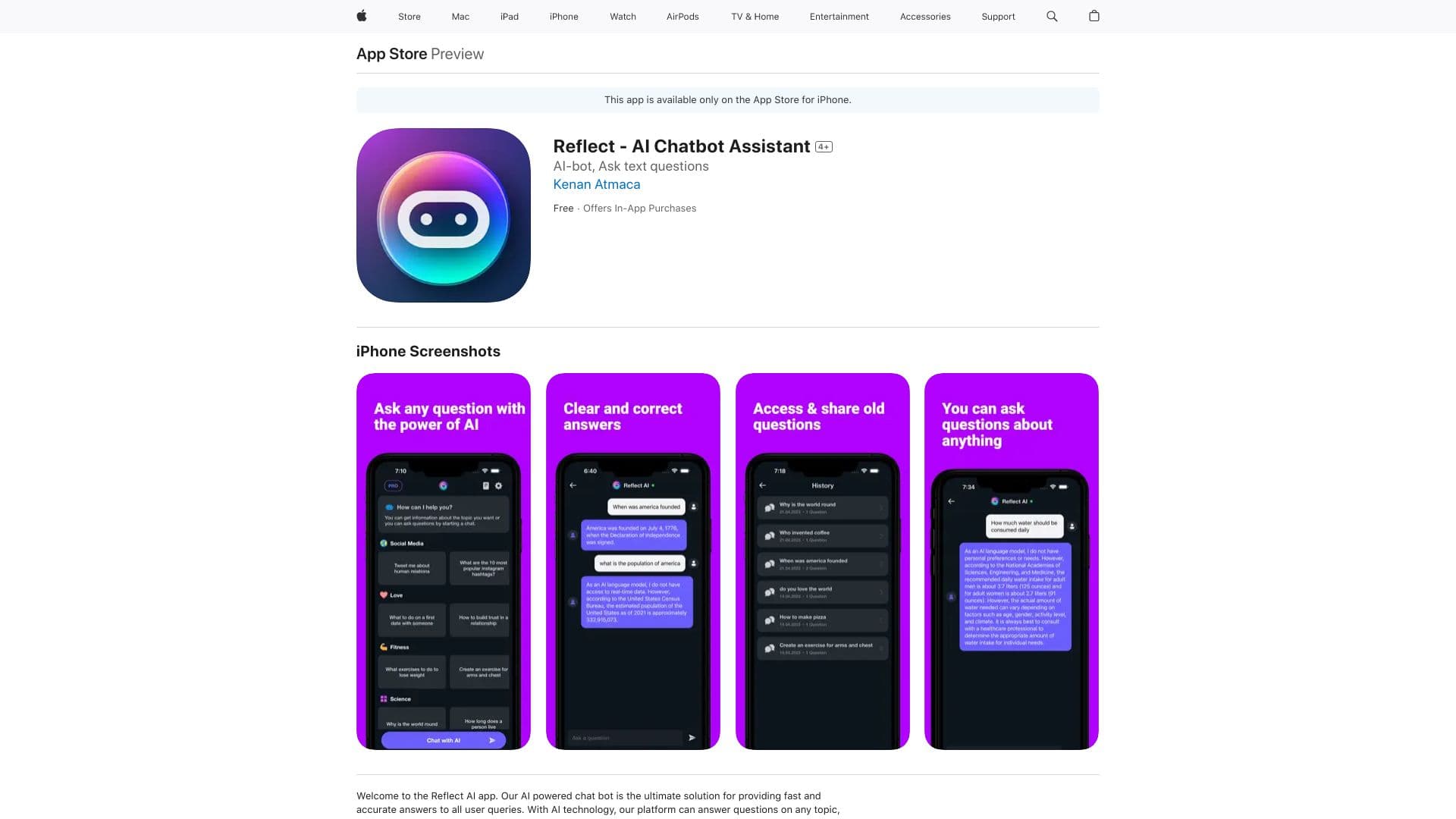 Reflect AI - Chat Assistant thumbnail