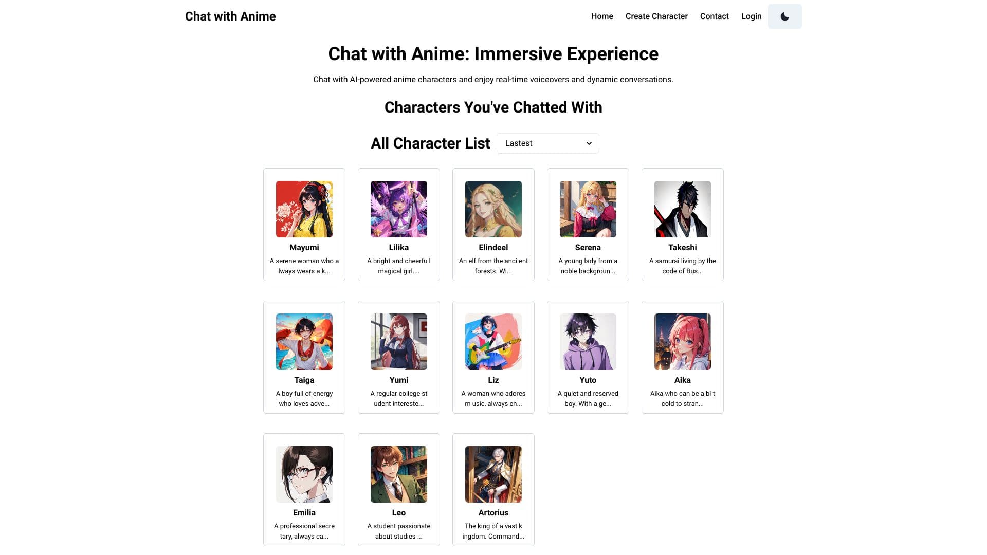 Chat With Anime thumbnail