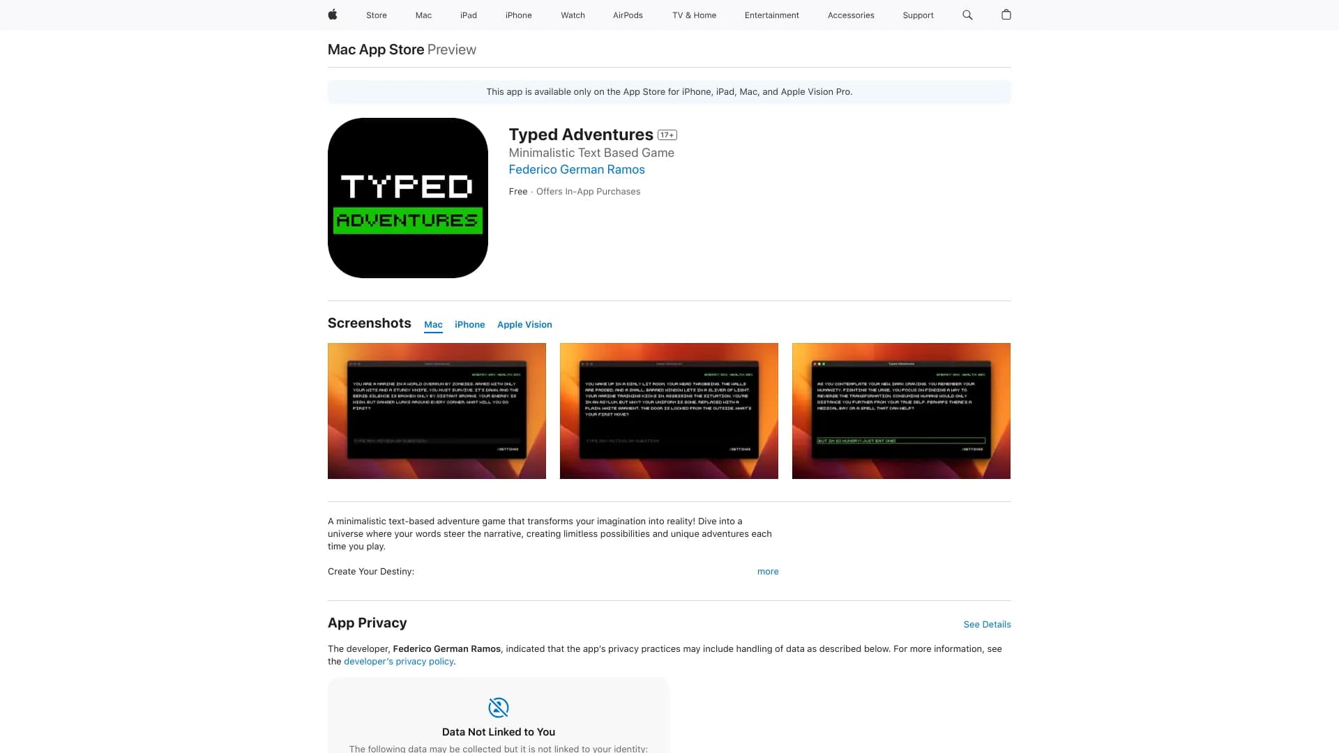 Typed Adventures thumbnail