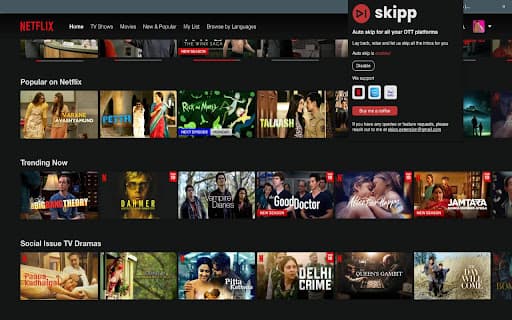 Skipp - Skip Netflix, Prime, Hotstar intros thumbnail